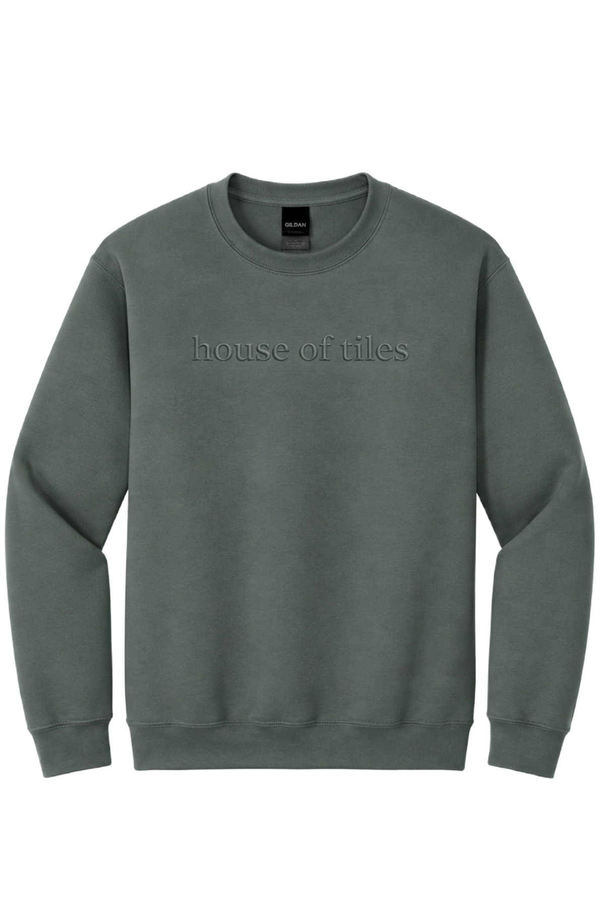 house of tiles | Embroidered Crewneck Sweatshirt | PRE-ORDER