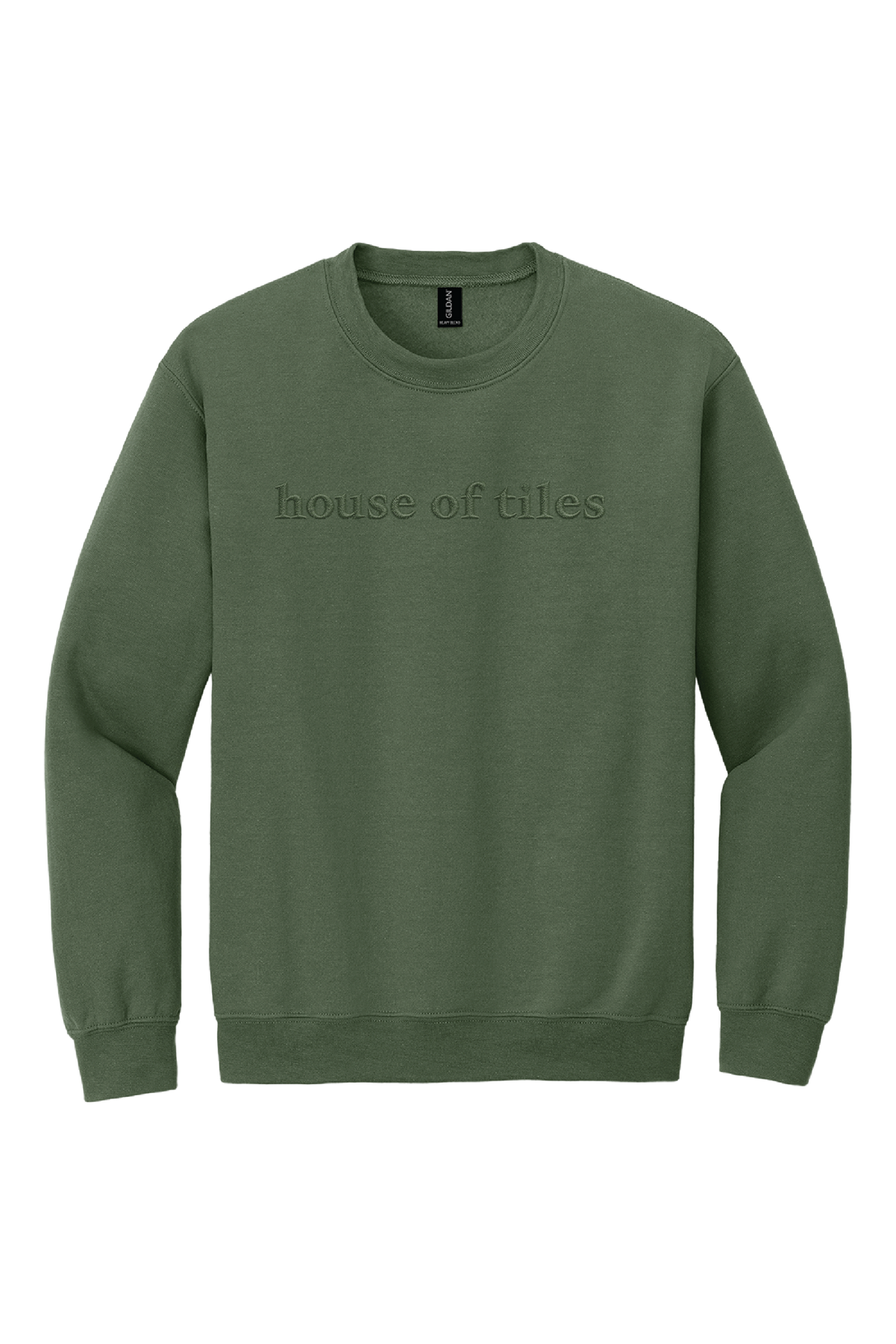 house of tiles | Embroidered Crewneck Sweatshirt | PRE-ORDER