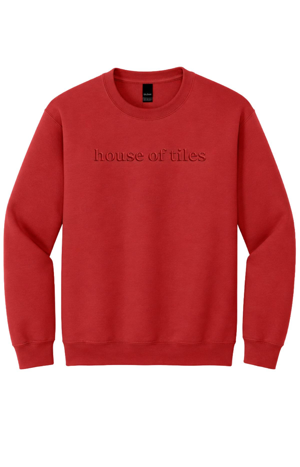 house of tiles | Embroidered Crewneck Sweatshirt | PRE-ORDER