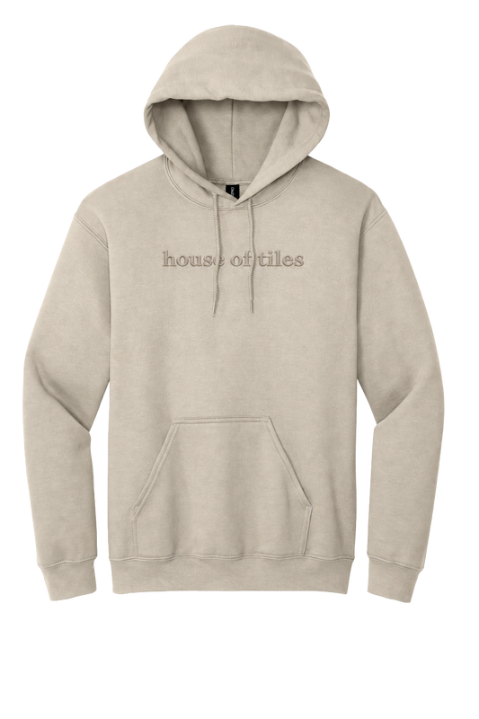house of tiles | Embroidered Hooded Sweatshirt | PRE-ORDER