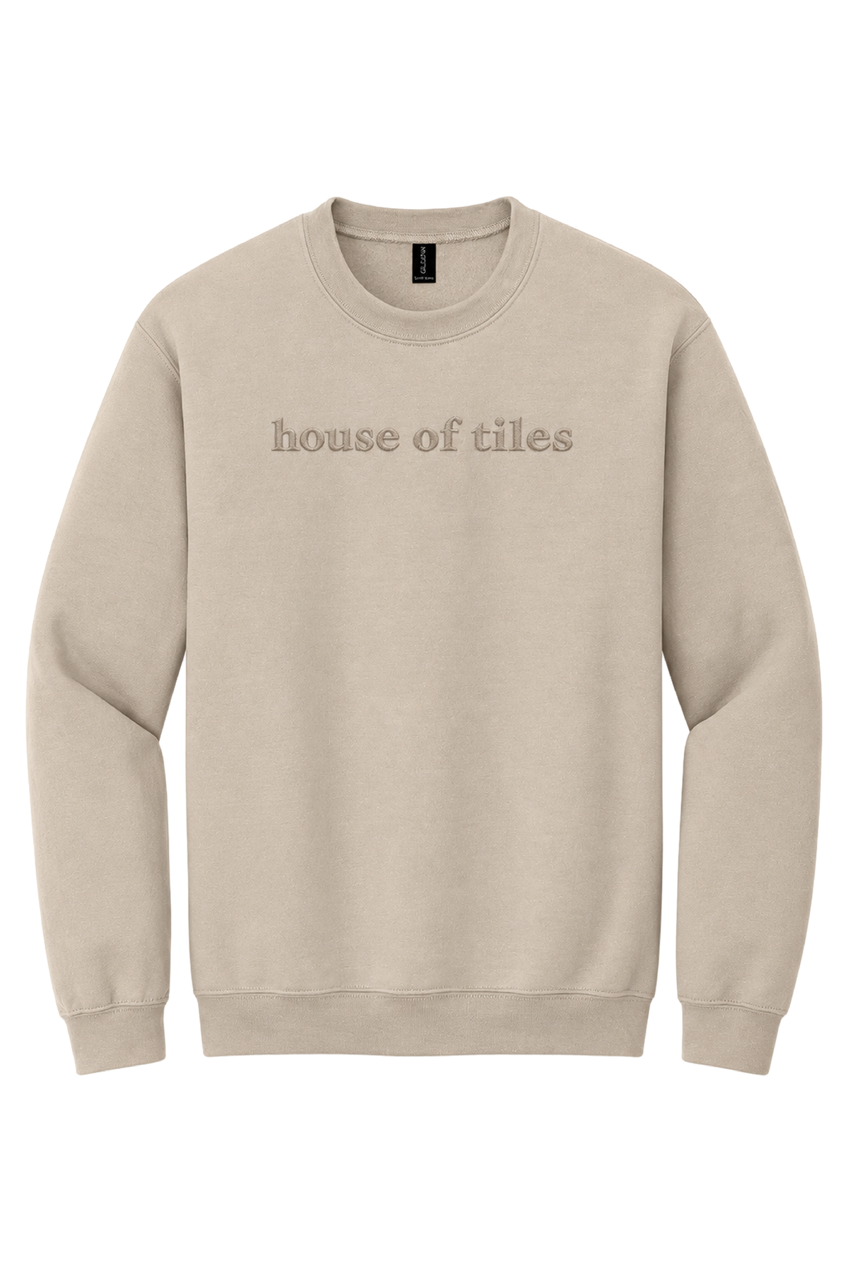 house of tiles | Embroidered Crewneck Sweatshirt | PRE-ORDER